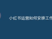 小红书运营如何安排工作任务-路由网