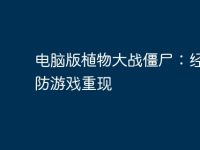 电脑版植物大战僵尸：经典塔防游戏重现-路由网