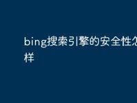 bing搜索引擎的安全性怎么样-路由网
