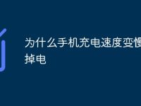 为什么手机充电速度变慢了还掉电-路由网