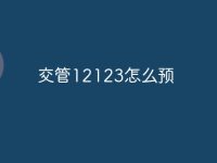 交管12123怎么预-路由网