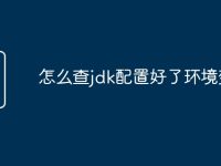 怎么查jdk配置好了环境变量-路由网