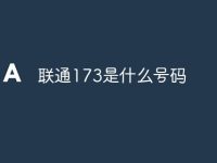 联通173是什么号码-路由网