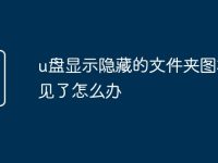 u盘显示隐藏的文件夹图标不见了怎么办-路由网