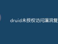 druid未授权访问漏洞复现-路由网