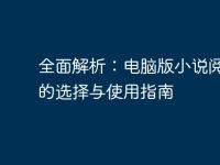 全面解析：电脑版小说阅读器的选择与使用指南-路由网