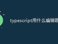 typescript用什么编辑器-路由网