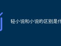 轻小说和小说的区别是什么？-路由网
