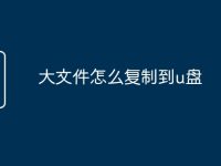 大文件怎么复制到u盘-路由网