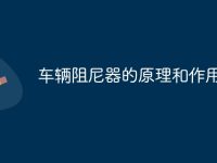 车辆阻尼器的原理和作用-路由网