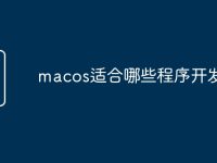 macos适合哪些程序开发-路由网