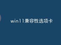 win11兼容性选项卡-路由网