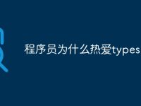 程序员为什么热爱typescript-路由网