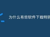 为什么有些软件下载特别慢-路由网