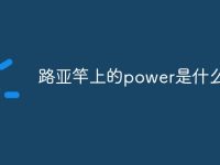 路亚竿上的power是什么意思-路由网