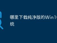 哪里下载纯净版的Win10系统-路由网