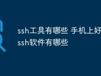 ssh工具有哪些 手机上好用的ssh软件有哪些-路由网