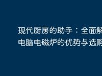 现代厨房的助手：全面解析微电脑电磁炉的优势与选购指南-路由网