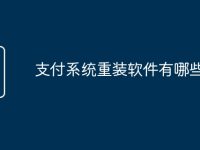 支付系统重装软件有哪些-路由网