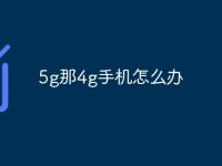 5g那4g手机怎么办-路由网