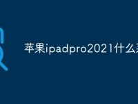 苹果ipadpro2021什么系统-路由网