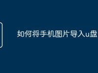 如何将手机图片导入u盘-路由网