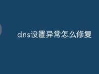 dns设置异常怎么修复-路由网