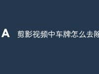 剪影视频中车牌怎么去除-路由网