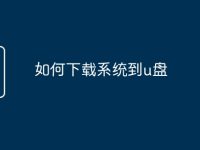 如何下载系统到u盘-路由网