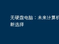无硬盘电脑:未来计算机的崭新选择-路由网