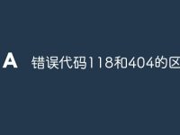 错误代码118和404的区别-路由网