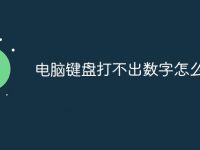 电脑键盘打不出数字怎么办-路由网