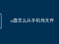 u盘怎么从手机传文件-路由网