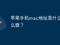苹果手机mac地址是什么,怎么查?-路由网