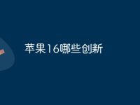 苹果16哪些创新-路由网