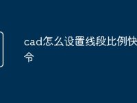 cad怎么设置线段比例快捷命令-路由网