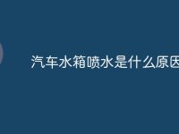 汽车水箱喷水是什么原因-路由网