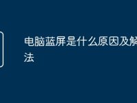 电脑蓝屏是什么原因及解决方法-路由网