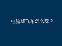 电脑版飞车怎么玩?-路由网