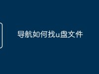 导航如何找u盘文件-路由网