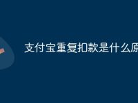 支付宝重复扣款是什么原因-路由网