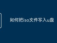 如何把iso文件写入u盘-路由网