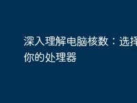 深入理解电脑核数:选择适合你的处理器-路由网