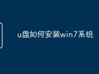 u盘如何安装win7系统-路由网
