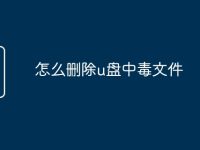 怎么删除u盘中毒文件-路由网