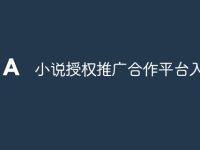 小说授权推广合作平台入口-路由网