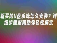 新买的U盘系统怎么安装?详细步骤指南助你轻松搞定-路由网
