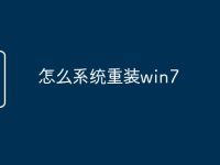 怎么系统重装win7-路由网