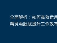 全面解析:如何高效运用按键精灵电脑版提升工作效率-路由网