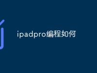 ipadpro编程如何-路由网